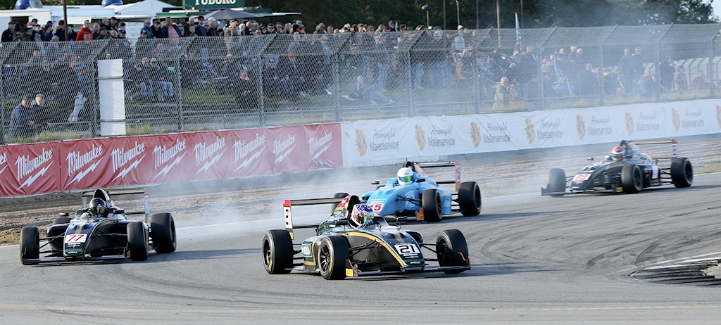 Mathias Bjerre Jakobsen i Mygale M14-F4
(Foto: Motorsporten.dk)